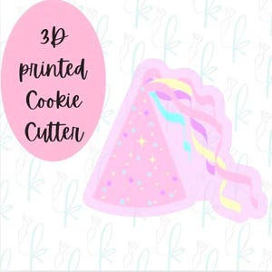 Streamer Party Hat Cookie Cutter