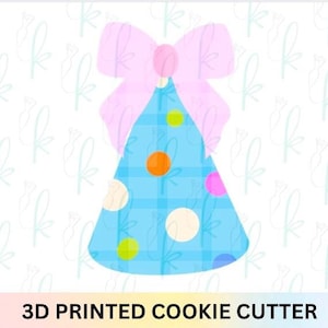 Bow Party Hat Cookie Cutter