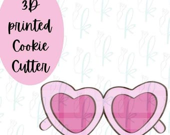 Heart Sunglasses Cookie Cutter