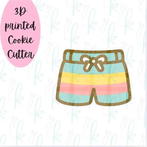 Swim Trunks Cookie Cutter
