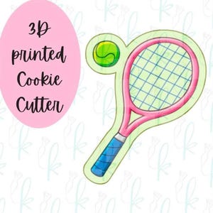 Tennis Ball and Racket Cookie Cutter