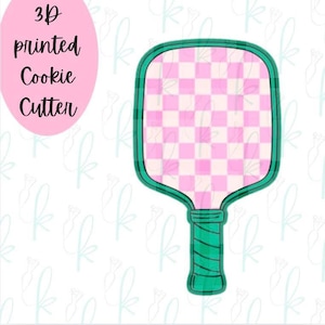 Tagliabiscotti a forma di racchetta da pickleball