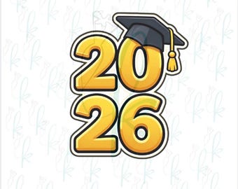 2026 Grad Cap Cookie Cutter