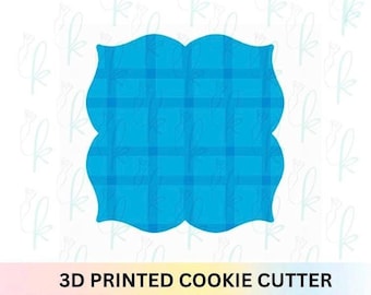 Whimsy Square Plaque Cookie Cutter