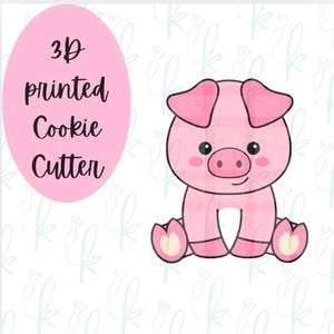 Sitting Pig Cookie Cutter