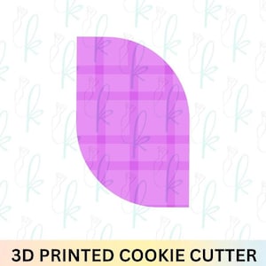Abgerundete Teardrop Cookie Cutter