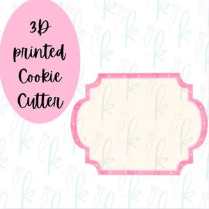 Plaque 7 Cookie Cutter