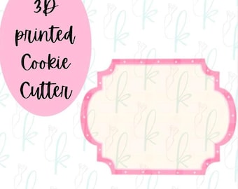 Plaque 7 Cookie Cutter
