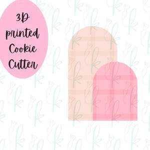 Double Arch Plaque Cookie Cutter
