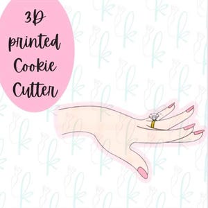 Hand with Ring Cookie Cutter