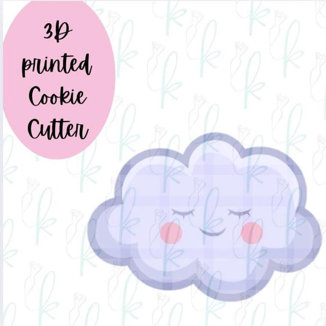 Fluffy Cloud Cookie Cutter - Etsy
