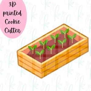 Koekjesvorm voor verhoogd tuinbed