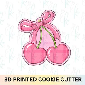 Cortador de galletas de cerezas de corazón