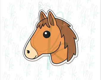Koekjesvorm voor paardenprofiel