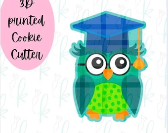 Cute Owl Grad Cookie Cutter