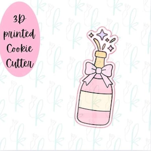 Champagne Pop Cookie Cutter