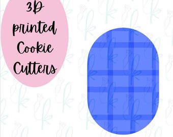 Modern Oval Cookie Cutter
