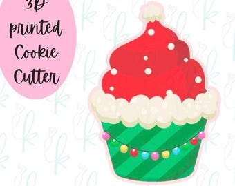 Christmas Cupcake Cookie Cutter
