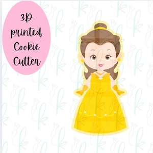 Yellow Princess Cookie Cutter