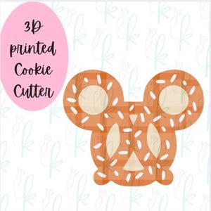 Cortador de galletas de pretzel de ratón