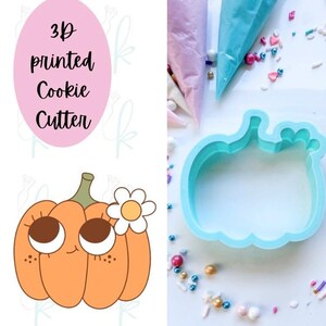 Groovy Flower Pumpkin Cookie Cutter