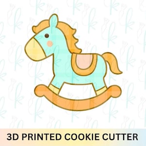 Cute Rocking Horse Cookie Cutter