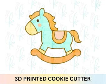 Cute Rocking Horse Cookie Cutter