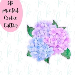 Hydrangea Plaque Cookie Cutter