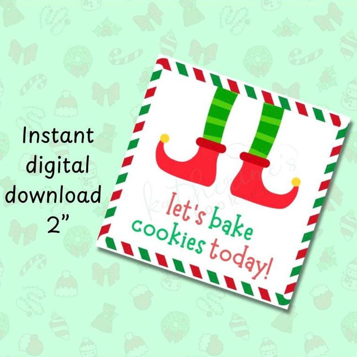 Lets Bake Cookies Today Elf Baking Cookies Idea North Pole Christmas