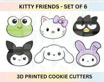 キティフレンズ クッキーカッター 6個セット