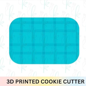 Abgerundetes Rechteck Cookie Cutter