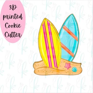 Sandy Surf Boards Cookie Cutter