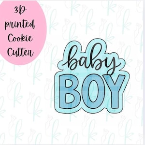 Baby Boy Plaque Cookie Cutter