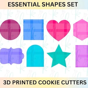 Zestaw 8 foremek do ciastek Basic Essential Shapes