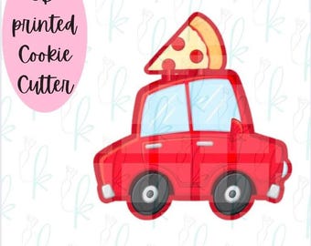 Pizza Delivery Car Cookie Cutter