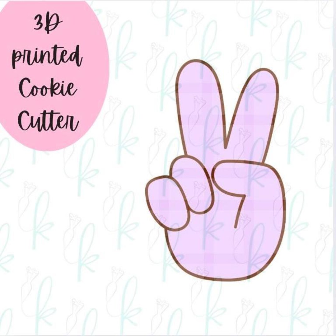 Peace Sign Cookie Cutter - Etsy