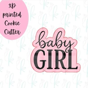 Baby Girl Plaque Cookie Cutter