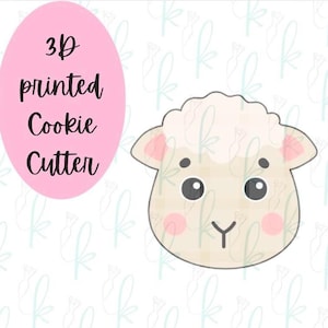 Sheep Face Cookie Cutter