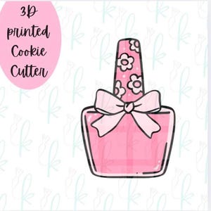 Schleife Nagellack Cookie Cutter