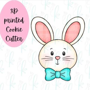Bow Tie Bunny Cookie Cutter