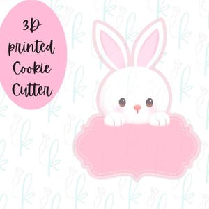 Bunny Plaque Cookie Cutter