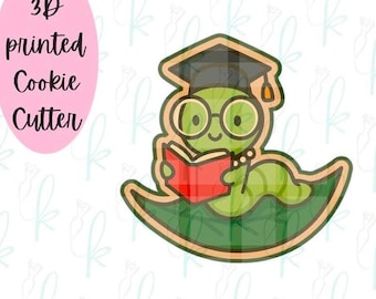 Bookworm Grad Cookie Cutter