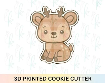 Sitting Deer Cookie Cutter