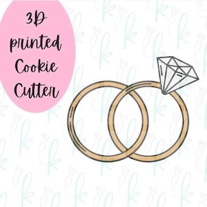 Wedding Rings Cookie Cutter