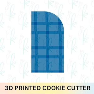 Tall Half Arch Plaque Cookie Cutter