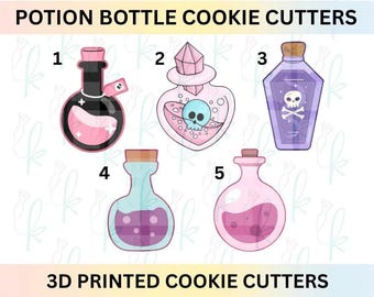 Potion Bottle Cookie Cutters