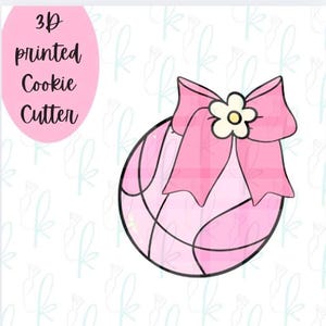 Girly Sports Ball Cookie Cutter