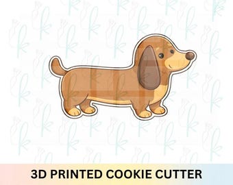 Cortador de galletas de perro salchicha