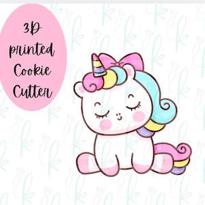 Sitting Unicorn Cookie Cutter