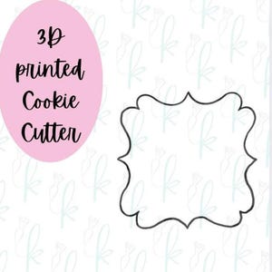 Square Plaque Cookie Cutter